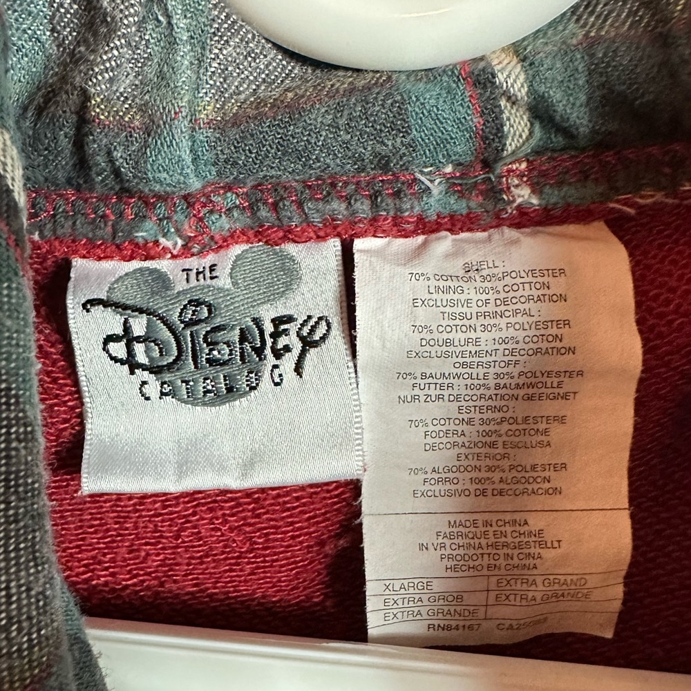 Vintage Pooh's 100 Acre State Park Embroidered Red Disney Hoodie - Picture 10 of 10